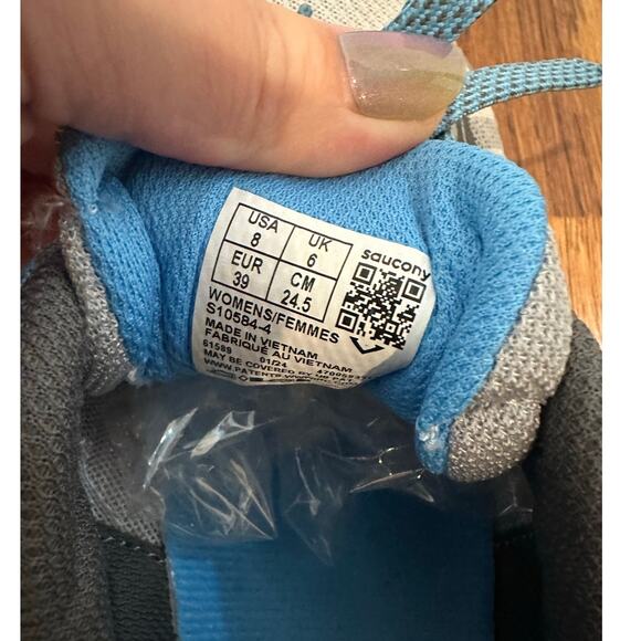 Saucony Women’s Excursion TR14 Trail Running Shoes Gray Blue Size 8 Athletic - Picture 9 of 9